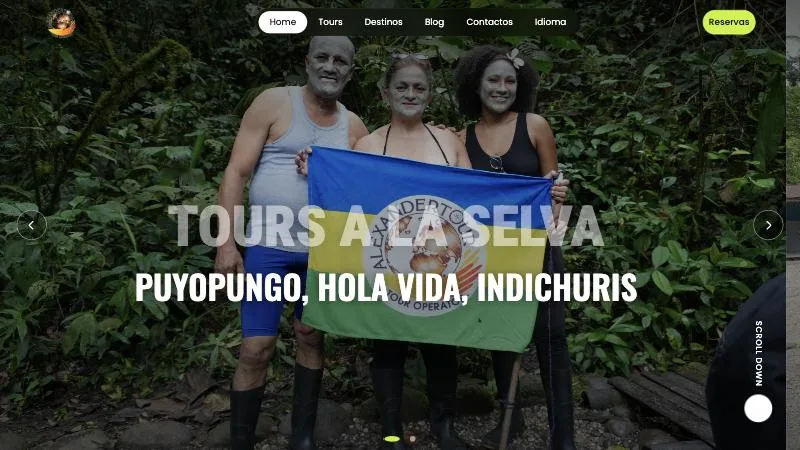 Página de inicio de Alexander Tours