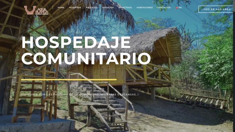 Página de inicio de Comunidad Agua Blanca
