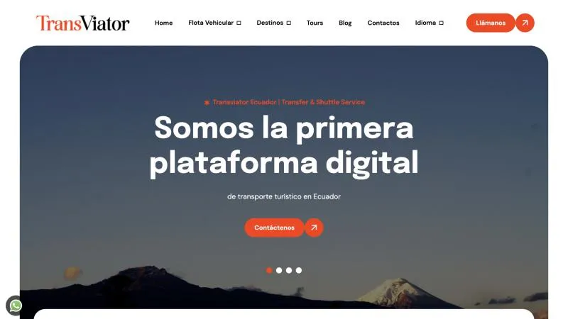Página de inicio de TransViator